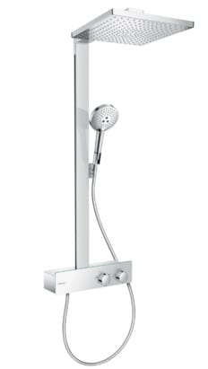 Душевая система Hansgrohe Raindance E 300 Showerpipe 350 термостат,верхний и ручн.душ,хром 27361000