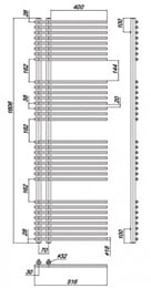 ����������������� ������� RAVAK STYLE (500�1600) ����, ������ �����������, 850 ��