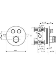 Ideal Standard NAVIGO ��������� ��� ���� A7296AA ������������, ���������, ������� �����, ����