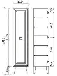 ����� ��������� Caprigo Windsor 400�1734�430 ��., ������/������ 14050.1R-087(������ �������)/B032