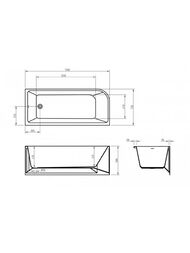 ����� ��������� BelBagno BB712-1700-730-R (1700�730�580) �������, ������, �����