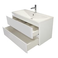 Тумба под раковину BelBagno ALBANO (800х450х500) подвесная, Bianco Lucido ALBANO-800-2C-SO-BL