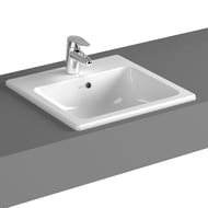 Раковина Vitra S20 (550х450х170) встраиваемая, антибактериальное покрытие 5465B003-0001