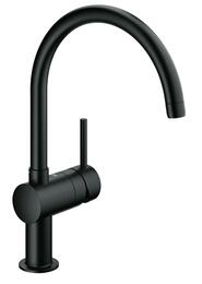Смеситель Grohe Minta 32917KS0 для кухни однорычажный, С-излив, черный бархат