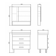 �������-���� COMFORTY �������-8 (900�800�150) ���������, ����� ������ 00-00011198