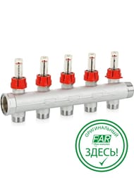 ��������� �������� FAR 1"�� �� 5 ������� 3/4" EU , � ������������, FK 3980 13405