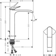  Hansgrohe Vivenis 75040000  , ,  250,  , 