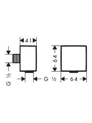 ��������� ������������� Hansgrohe FixFit �������, � �������� ��������� ���� ����� ������� 26455700