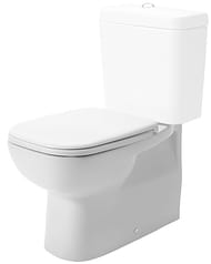 Чаша унитаза-компакта DURAVIT D-CODE 355х650 унив. выпуск, крепление 21180900002