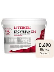 ������� ���������� LITOKOL EPOXYSTUK X90 �.690 Bianco Sporco, 9+1 ��