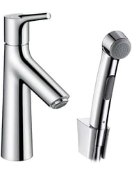 Смеситель Hansgrohe Talis S 72290000 для умывальника с гигиеническим душем — миниатюра 1
