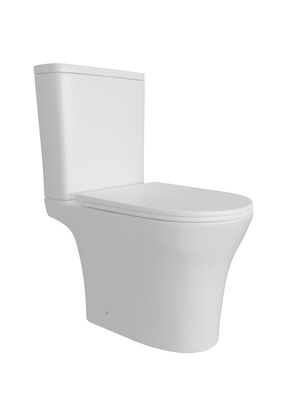 Унитаз-компакт toHit Decos Compact Торнадо, бесшумный, безободковый, сиденье с микролифтом, белый, 685x390x840, TH03-040501