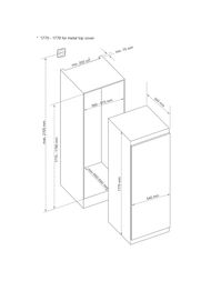 ����������� ������������ Korting KSFI 1833 NF (540�1770�545) ������������, NoFrost