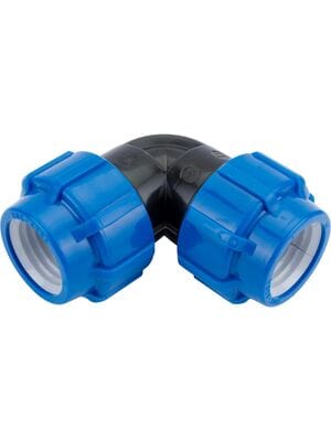 Уголок для труб ПНД, 20х20 пластик, обжим