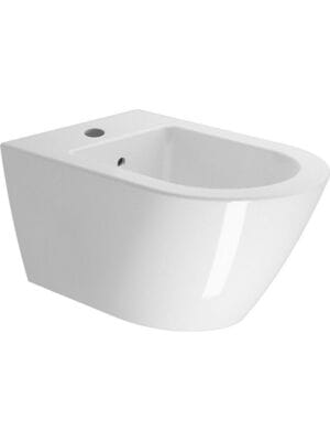 Биде подвесное GSI KUBE X (550х360мм), 1 отв. под смеситель, цвет белый 9465111