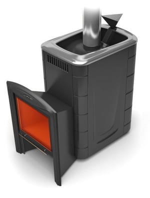Печь банная ТМФ (TMF) ГЕЙЗЕР 2014 Carbon Витра ЗК антрацит
