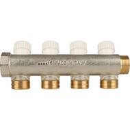 Коллектор распределительный STOUT 3/4", 4 отвода 3/4"ЕК SMB 6851 343404