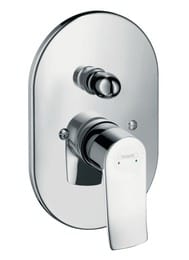 Смеситель Hansgrohe Metris 31484000 для ванны/душа, скрытый монтаж, однозахватный, хром