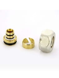 Соединитель обж. Tiemme 16(2,0)х3/4" для коллекторов 1440002(1636N162005)