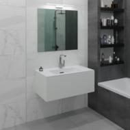 Тумба под раковину La Fenice TERRA Bianca 60 см (590х450х350) белая матовая FNC-01-TER-B-60