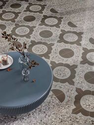 Декор KERAMA MARAZZI Бричиола 1 (300х300х9) наборный, серо-коричневый, ID141 (шт.) — изображение 2
