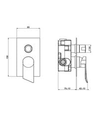 ��������� GATTONI Soffio 8100/81CO ��� ����, ������������, ����