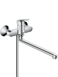 Смеситель Hansgrohe Logis 71402000 для ванны/душа, настенный, однозахватный, длинный излив