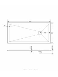 Душевой поддон RGW ST-0168W (800х1600х25) прямоугольный, иск. камень, белый 16152816-01 — изображение 11