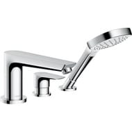 Смеситель Hansgrohe Talis E 71730000 на борт ванны, на 3 отверстия, однохзахватный, хром