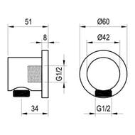 ��������� ����������� RAVAK X07P709 ������� �������, ������� ������