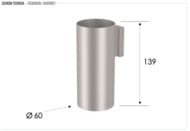 Стакан для зубных щеток Remer INOX SSXI15, нержавеющая сталь матовая — изображение 2