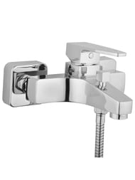 Смеситель для ванны/душа Vitra Q-Line настенный, однозахватный, короткий излив, цвет:хром A40778EXP