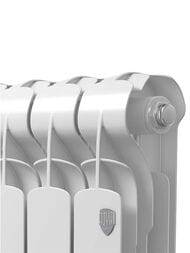 Радиатор биметаллический ROYAL THERMO 4 секции Indigo B 500, 832Вт, белый, НС-1682297 — изображение 3