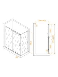 ������� ������ RGW Tornado TO-44 (1700�800�1950) �������., ������ 8�� ����������/���� 02074478-11