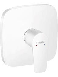 Смеситель Hansgrohe Talis E 71765700  для душа однорычажный, внешняя часть, белый матовый — миниатюра 1