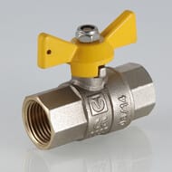 Кран шаровый для газа VALGAS 1/2"ВВ бабочка VT.277.N.04