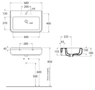 ���������� Azzurra Charme (680�460�180) ���������, ���. ��� ����., �������, ����� CHLP06846T0MBI