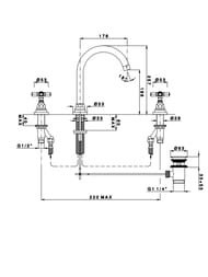 ��������� ��� �������� Nicolazzi AGORA �� 3 ��������� 2308RG45IN