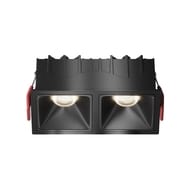 ������������ ���������� Maytoni Alfa LED (����� ���) DL043-02-10W4K-SQ-B-1, 4000K, 20��, 50�, IP20, LED, ������