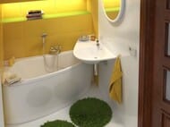Ванна акриловая RAVAK AVOCADO 150х75 белая L левая