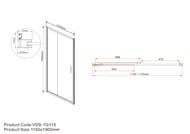 ������� ����� Vincea Garda 1150�1900 ������� ����, ������ �������� VDS-1G115CH