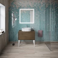 Раковина KERAMA MARAZZI AMAREMARE Artbasin Conchiglia накладная, 500х366х180, белая гл. CC.wb.50\WHT