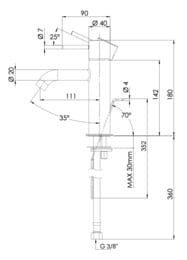 ��������� ��� �������� Mariani Next A22380NS12, ������ �������������