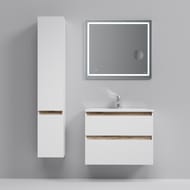 Тумба под раковину AM.PM X-Joy (800х620х450) подвесная, 2 ящика, белый глянец M85AFHX0802WG