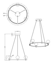 ��������� ���������� Freya Urban (�����) FR4005PL-03G1, IP20,������