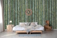 Панно Marburg Smart Art 46727 (1,59х2,70) бамбук, зеленое (рул.)