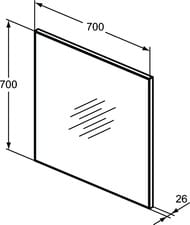 ������� Ideal Standard MIRROR&LIGHT (700�700) T3356BH