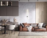 Керамогранитная плитка Laparet Antalya Grey (600х1200) полированная, серая (кв.м.)