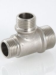 Тройник VALTEC 3/4"х1/2"х1/2" ННН, лат.никелир, VTr.131.RN.050404 — изображение 3