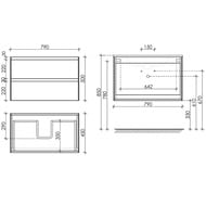 ����� ��� �������� SANCOS Cento (790x450x500) ���������, ��� �����, ����� CN80W